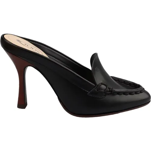 Leather Decollete Shoes , female, Sizes: 3 UK, 7 UK - TOD'S - Modalova