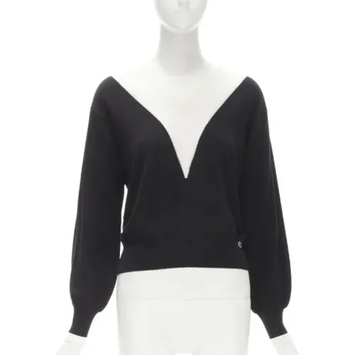 Pre-owned Wool tops , female, Sizes: 3XL/4XL - Chanel Vintage - Modalova