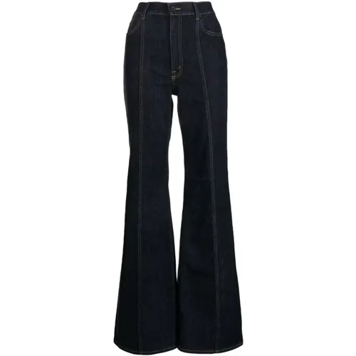 Indigo Flared Jeans , female, Sizes: M - Ralph Lauren - Modalova