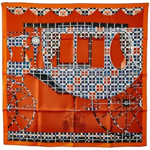 Pre-owned Silk scarves , female, Sizes: ONE SIZE - Hermès Vintage - Modalova