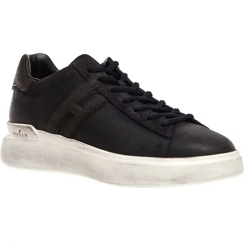 Suede Rebel Sneakers - Size 40 , male, Sizes: 10 UK - Hogan - Modalova