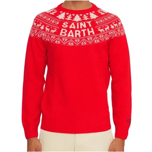 Stylish Sweaters for Men , male, Sizes: M - MC2 Saint Barth - Modalova