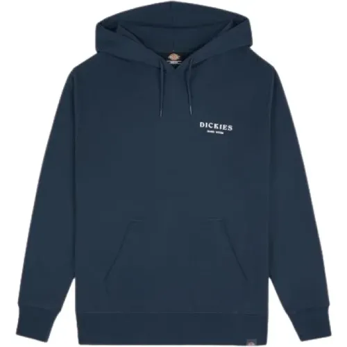 Blaue Oatfield Hoodie , Herren, Größe: M - Dickies - Modalova