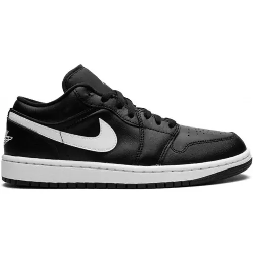 Air Jordan 1 Low Mixte Schwarze Sneakers , Herren, Größe: 38 1/2 EU - Nike - Modalova