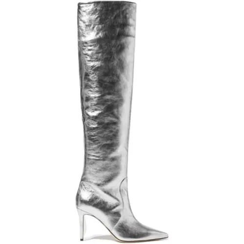 Carra Stiefel - Handgefertigte Italienische Hohe Stiefel , Damen, Größe: 38 1/2 EU - Scarosso - Modalova