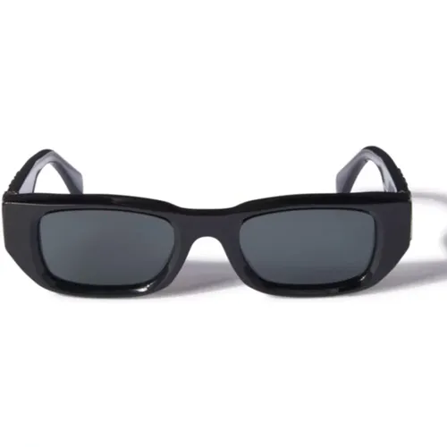 Stylische Sonnenbrille,Schwarz/Grüne Katze Sonnenbrille Fillmore,Fillmore Sonnenbrille Unisex Stil Oeri124 - Off White - Modalova