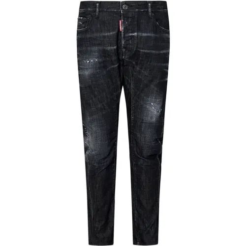 Slim Fit Biker Jeans , male, Sizes: XL, 2XL, L, M, S - Dsquared2 - Modalova