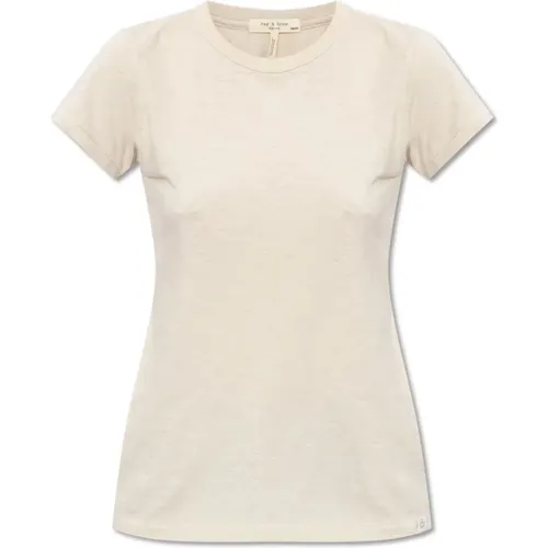 T-Shirt aus Bio-Baumwolle , Damen, Größe: S - Rag & Bone - Modalova