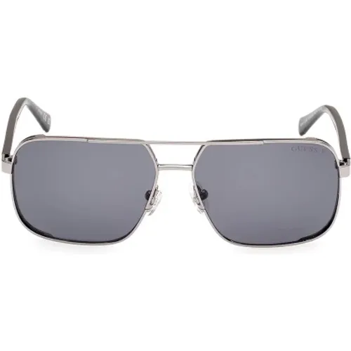 Metal Sunglasses for Men , unisex, Sizes: 58 MM - Guess - Modalova
