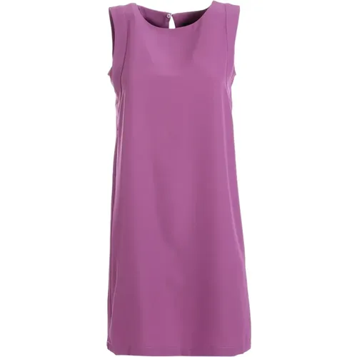 Lila Ärmelloses Midi-Kleid , Damen, Größe: XS - Marella - Modalova