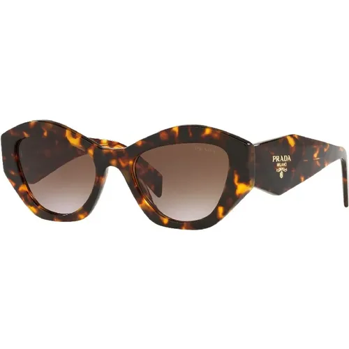 Aviator Sunglasses in Havana , female, Sizes: 53 MM - Prada - Modalova