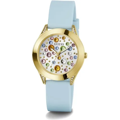 Mini Wonderlust Silicone Watch , female, Sizes: ONE SIZE - Guess - Modalova