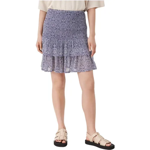 Feminine Ruffled Skirt , female, Sizes: L, 2XS, XS, M, S, 2XL, XL - Part Two - Modalova