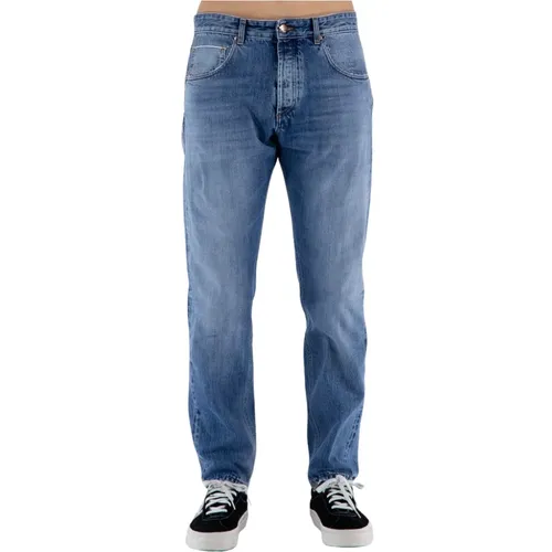 Herren Denim Jeans 5-Pocket Knopfleiste , Herren, Größe: W35 - Don The Fuller - Modalova