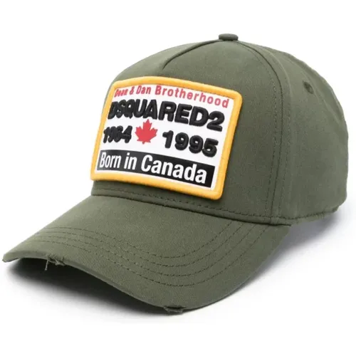Military Hats , male, Sizes: ONE SIZE - Dsquared2 - Modalova