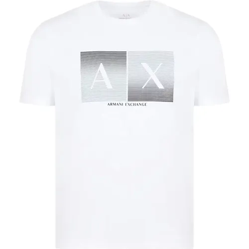 Lässiges Baumwoll-T-Shirt - Armani Exchange - Modalova