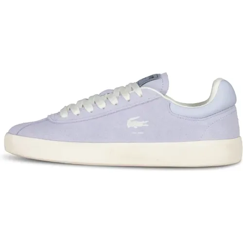 Veloursleder Sneaker mit Ikonischem Detail , Damen, Größe: 40 1/2 EU - Lacoste - Modalova