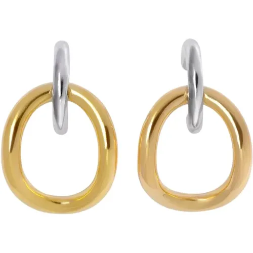 Inner Naho Earring - Silver/18K Gold Plated , female, Sizes: ONE SIZE - Charlotte Chesnais - Modalova