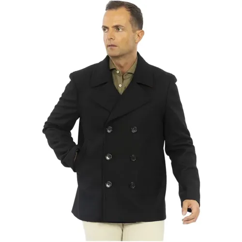 Woolen Crossed Overcoat , male, Sizes: 2XL - PS By Paul Smith - Modalova