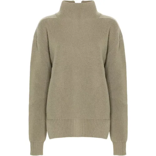 Chunky Strickpullover Hoher Kragen , Damen, Größe: M - Rick Owens - Modalova