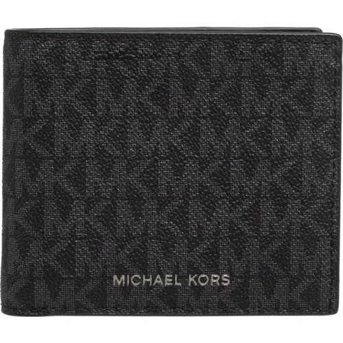 Logo Pattern Wallet with Card Slots , male, Sizes: ONE SIZE - Michael Kors - Modalova