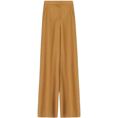 Wollweite Hosen , Damen, Größe: L - Max Mara - Modalova