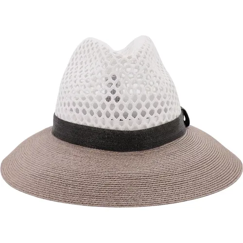 Women's Accessories Hats & Caps Ss23 , female, Sizes: S - BRUNELLO CUCINELLI - Modalova