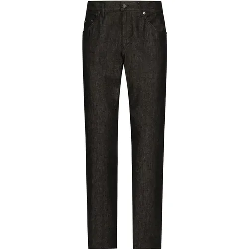 Slim Fit Denim Jeans , male, Sizes: 2XL, XL, L - Dolce & Gabbana - Modalova