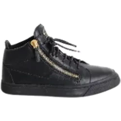 Pre-owned Leather sneakers , female, Sizes: 6 1/2 UK - Giuseppe Zanotti Pre-owned - Modalova
