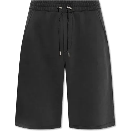 Shorts with logo , male, Sizes: M, L, S - Balmain - Modalova