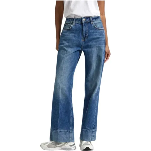Loose St Retro Style Pants , female, Sizes: W27 L28, W26 L28, W28 L28 - Pepe Jeans - Modalova