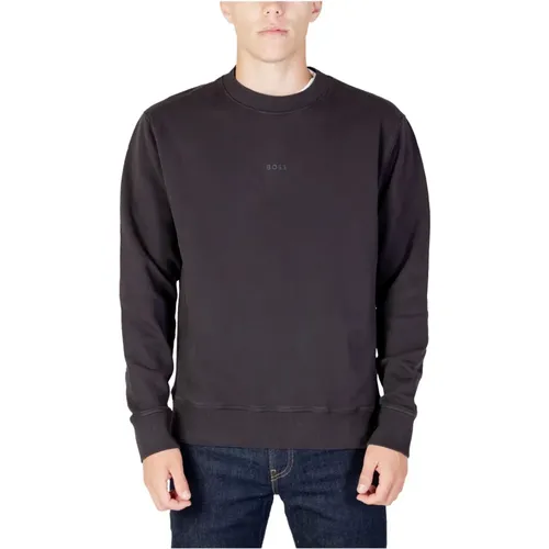 Men`s Hoodless Sweatshirt , male, Sizes: XL - Boss - Modalova