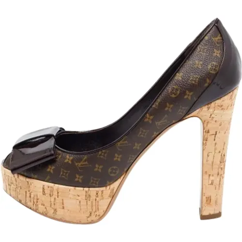 Pre-owned Canvas heels , female, Sizes: 7 UK - Louis Vuitton Vintage - Modalova