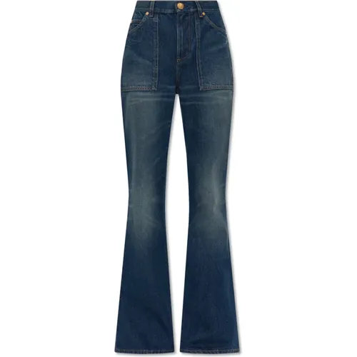 Flared jeans , female, Sizes: XS - Balmain - Modalova