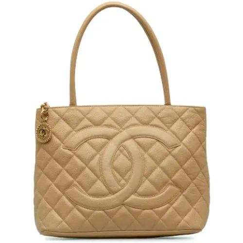 Pre-owned Leather totes , female, Sizes: ONE SIZE - Chanel Vintage - Modalova