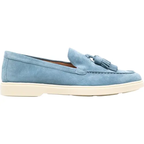 Casual Closed Loafers with Rubber Sole , female, Sizes: 4 UK, 8 UK, 3 UK - Santoni - Modalova