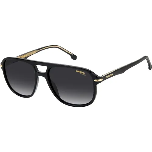 Dark Grey Shaded Sunglasses , male, Sizes: 56 MM - Carrera - Modalova