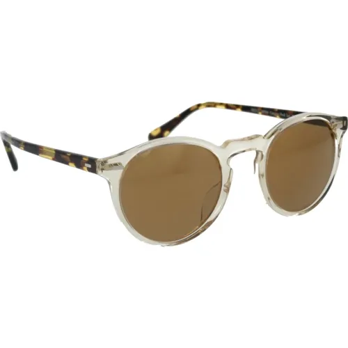 Gregory Peck Sunglasses Mirror Lenses , unisex, Sizes: 47 MM - Oliver Peoples - Modalova
