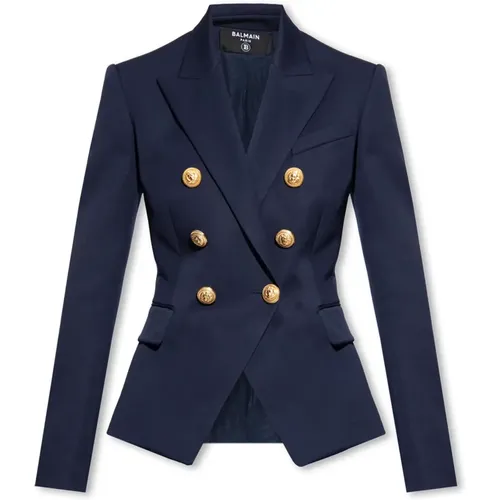 Wool blazer , female, Sizes: S - Balmain - Modalova