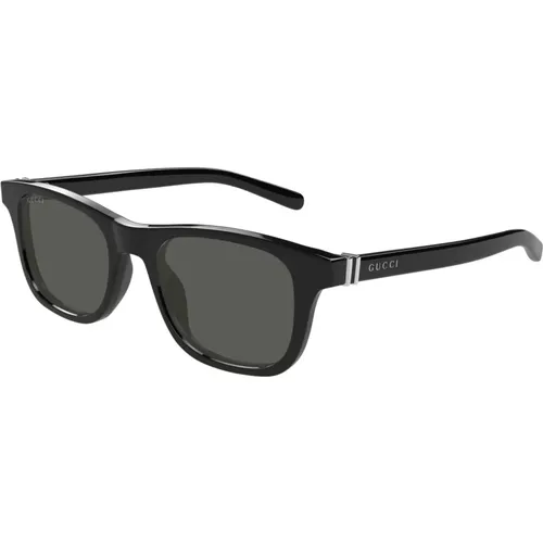 Stilvolle Sonnenbrille in Schwarz , Herren, Größe: 53 MM - Gucci - Modalova