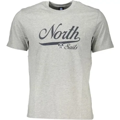 Druck Logo Rundhals T-Shirt - North Sails - Modalova