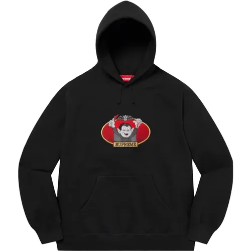 Fantasy Vampire Boy Hoodie Schwarz , Herren, Größe: L - Supreme - Modalova