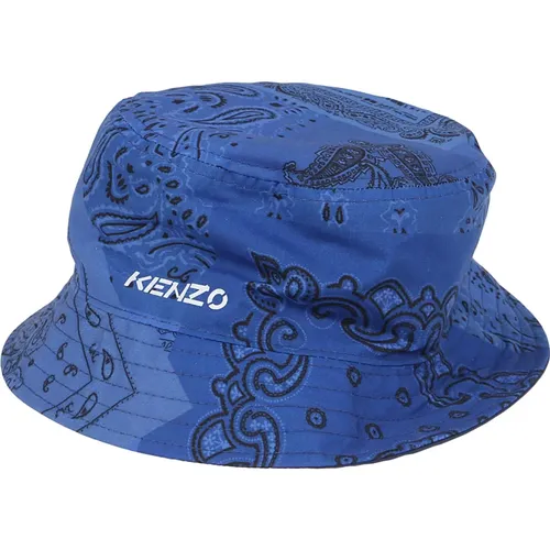 Stylischer Wendbarer Bucket Hat , Herren, Größe: M - Kenzo - Modalova