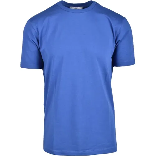 Bluette T-Shirt for Men , male, Sizes: M, L, XL - Daniele Alessandrini - Modalova