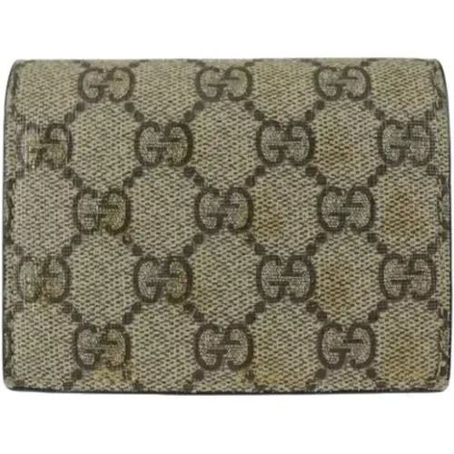 Pre-owned Canvas wallets , female, Sizes: ONE SIZE - Gucci Vintage - Modalova