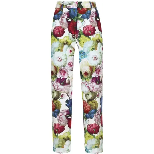 Stylische Hose , Damen, Größe: M - Dolce & Gabbana - Modalova