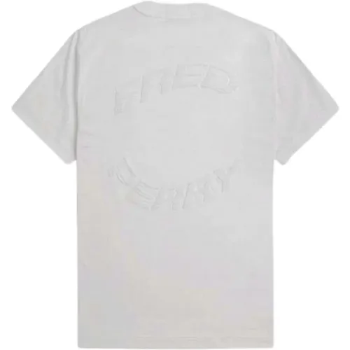 Warped Graphic T-Shirt , Herren, Größe: L - Fred Perry - Modalova