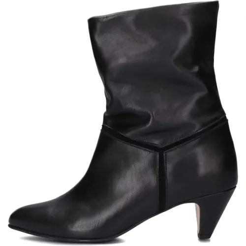 Schwarzer Leder Stiletto Stiefelette - Anonymous Copenhagen - Modalova