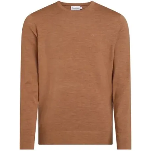 Modern Stylish Sweater with Merino Wool , male, Sizes: XL, L - Calvin Klein - Modalova