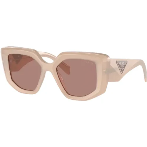 Opaline Sunglasses in Light Brown , female, Sizes: 50 MM - Prada - Modalova